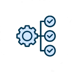 estructura simbolo azul